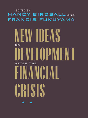 cover image of New Ideas on Development after the Financial Crisis